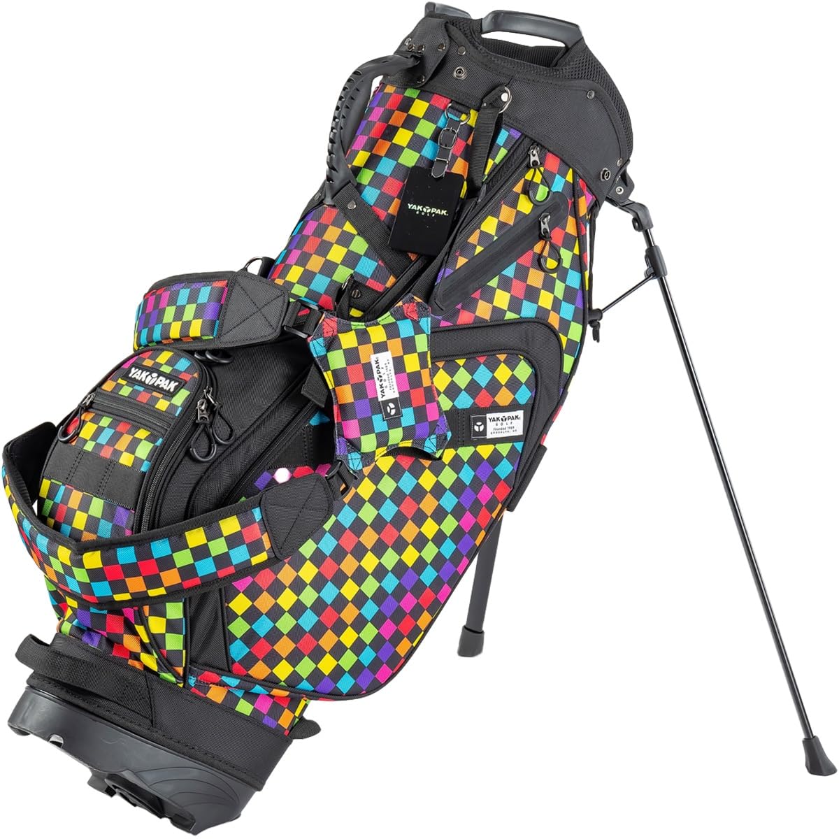 Amazon | YAKPAK YP-001 スタンドキャディバッグ マルチチェッカー